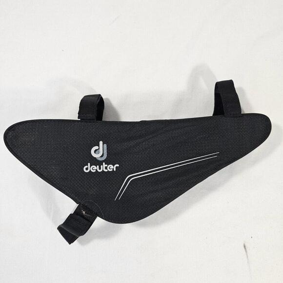 Deuter Front Triangle Bicycle Bag, Black, Biking Carrying Case Phone Ect. 12" - Picture 1 of 5